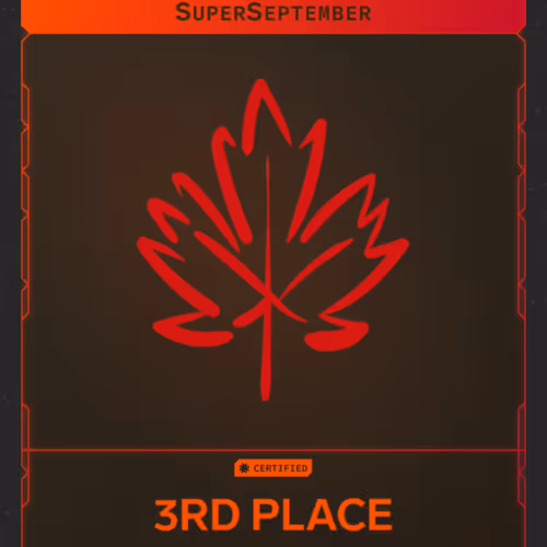 Superseptember 3rd Place