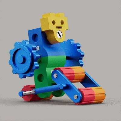 1500 Cute Animated Robots