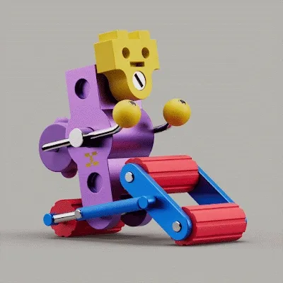 1500 Cute Animated Robots