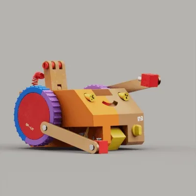 1500 Cute Animated Robots  #729