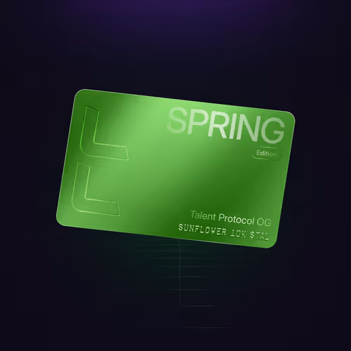 Talent Protocol Ogs Spring Edition Sunflower