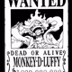 luffy wanted