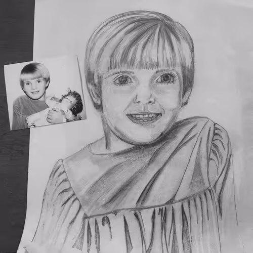 Self Portrait Age 3