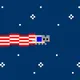 Star-Spangled Dot Cat