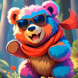 Rainbow Bear