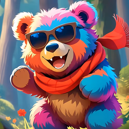 Rainbow Bear