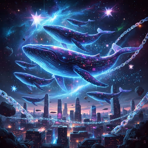 Neon Star Whales 251514684