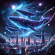 Neon Star Whales