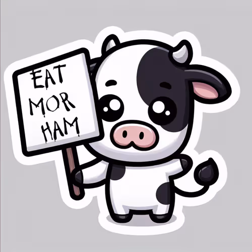 Save A Cow Eat Mor Ham
