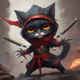 Ninja kitty
