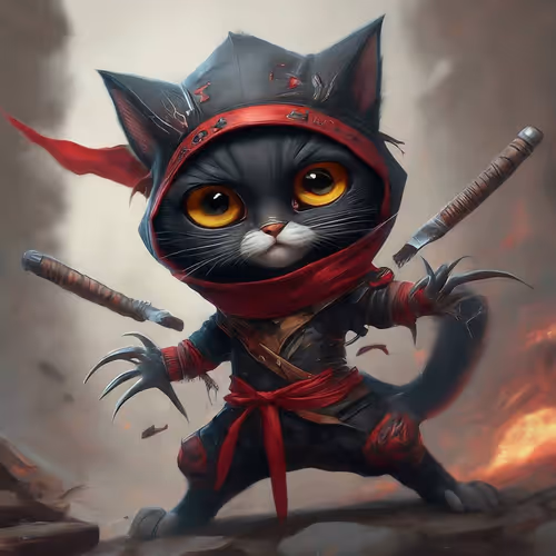 Ninja kitty