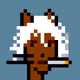 Wild White Hair Cat Punk Meow