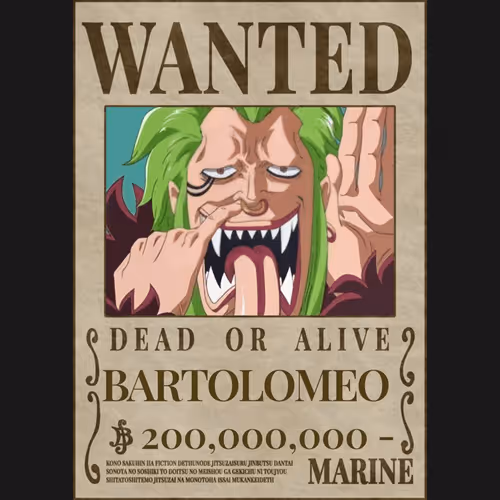 1700 Pirate Wanted Poster