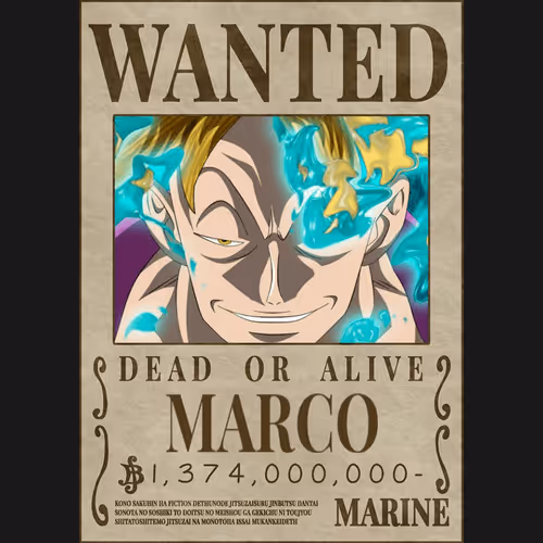 1700 Pirate Wanted Poster