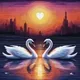 The romantic lives of swans !