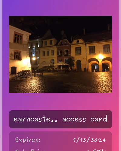 Earncaster Club Card