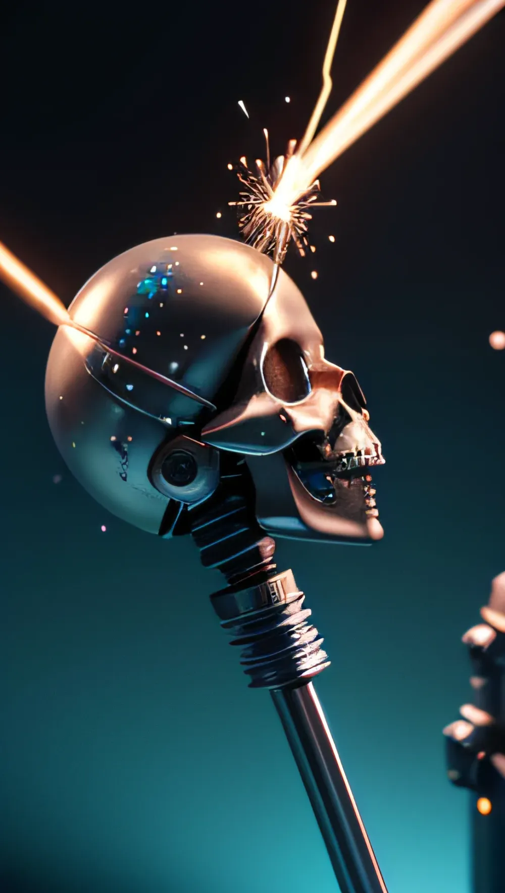 Volumetric Lighting Android Restoration Nano Welding Holographic Surgery