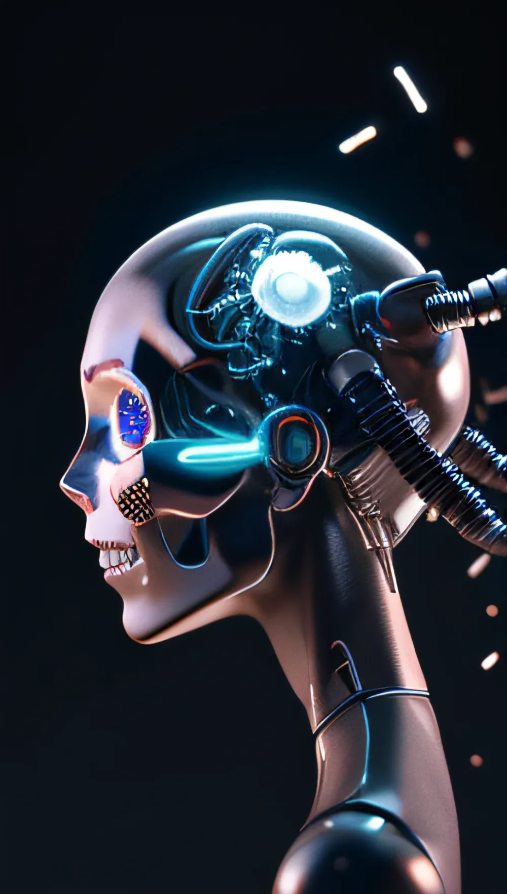 8K Sci-fi Diorama Cyberpunk Anatomy