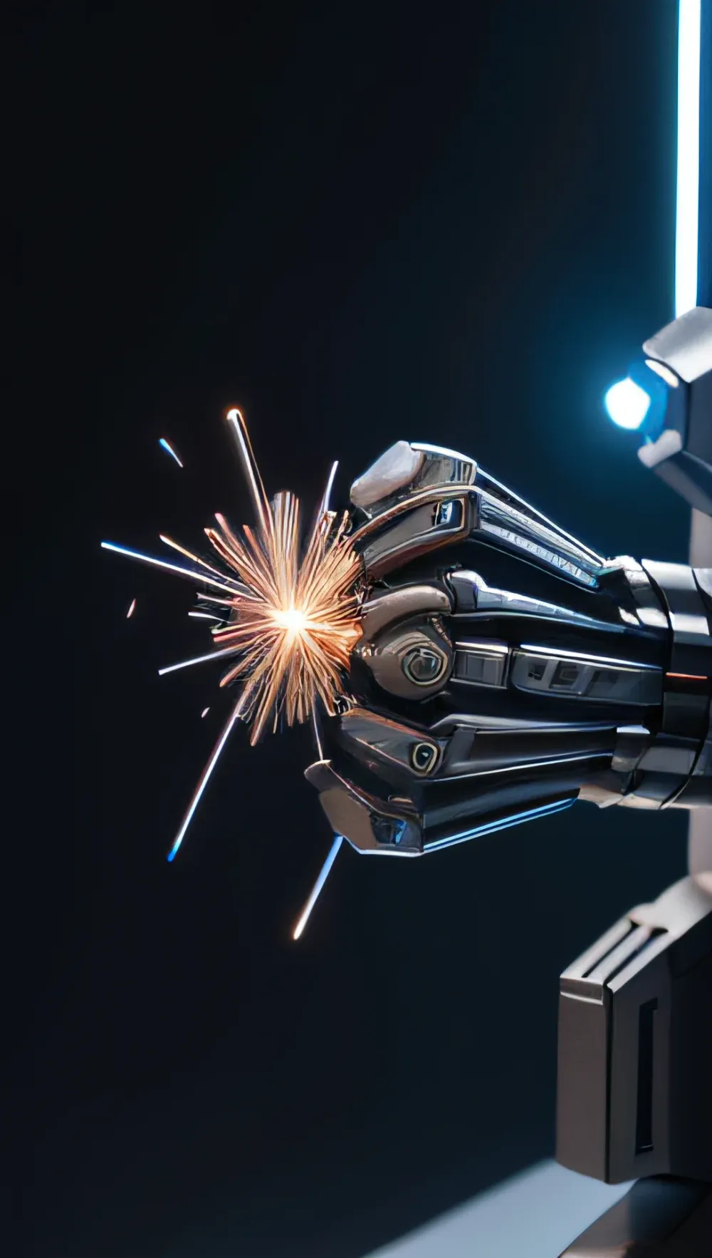 Sci-fi Robotics Plasma Welding Bionic Tissue