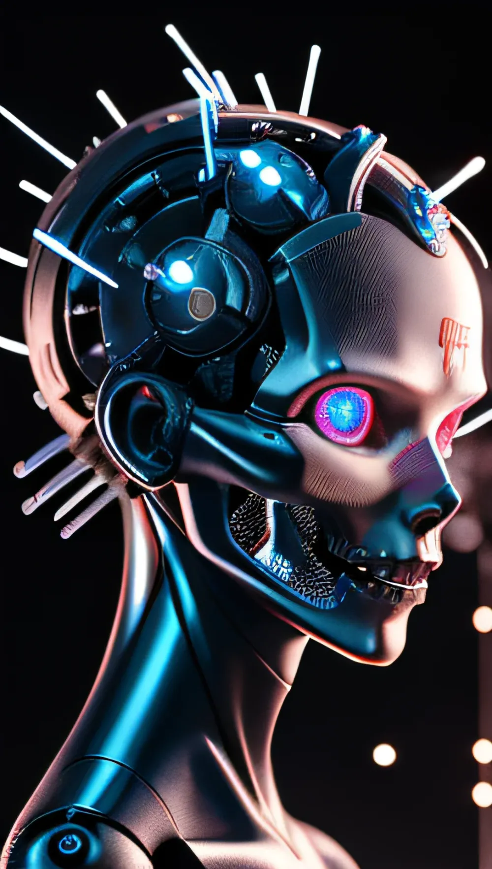 Miniature Cyber Scene Cybernetic Engineering