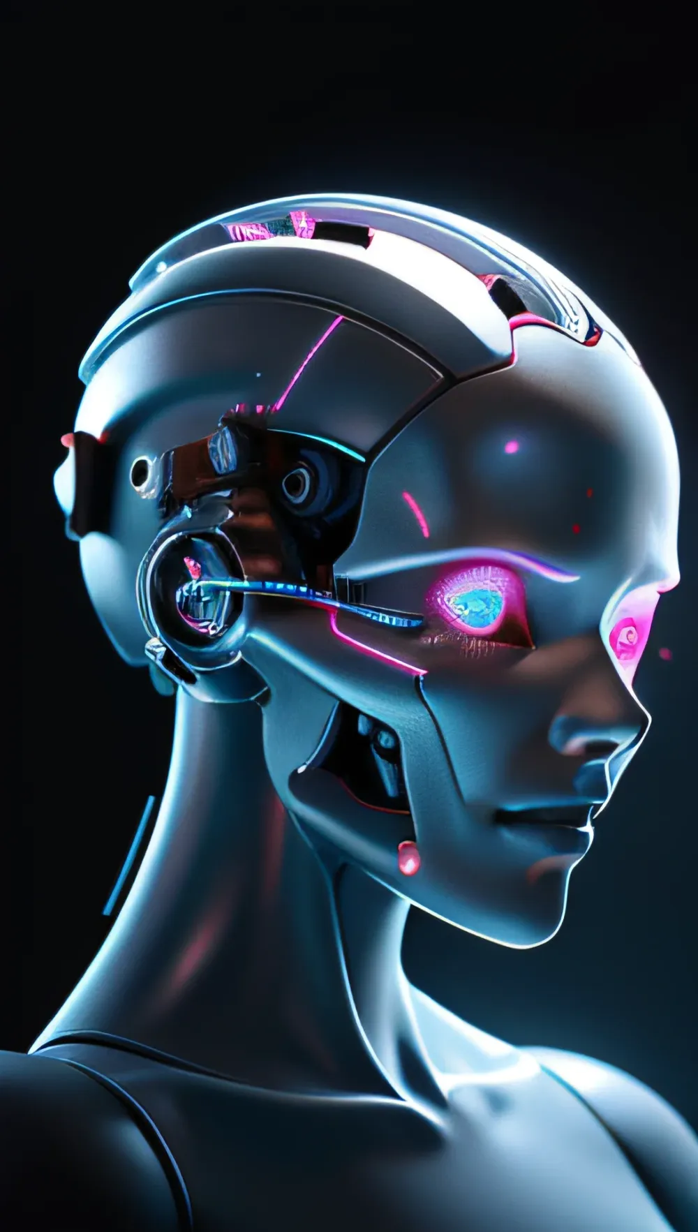 Mechanical Neuron Field Cyber Repair Station Quantum Fusion Detail