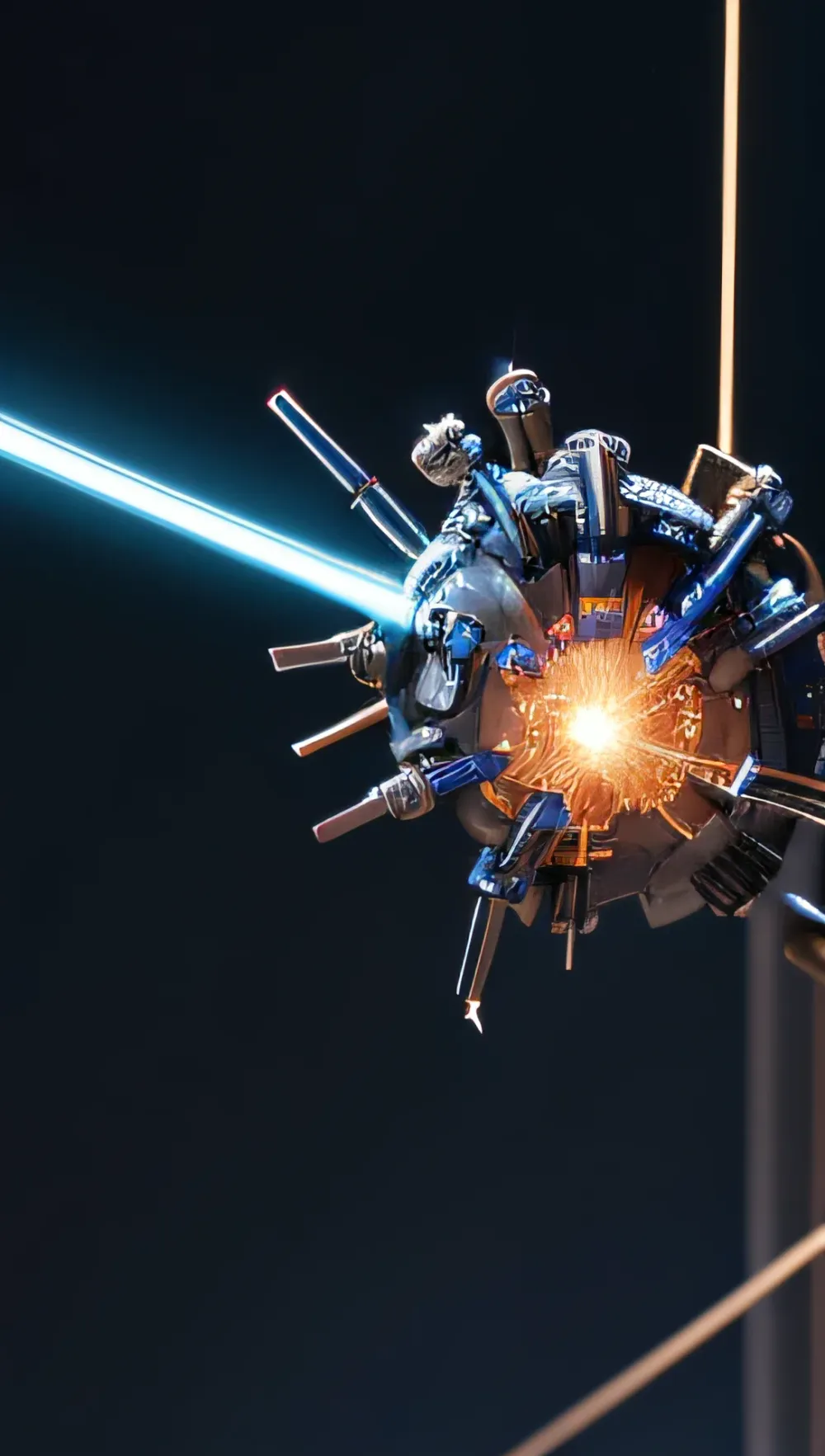 Miniature Cyber Scene Ocular Calibration Bionic Android