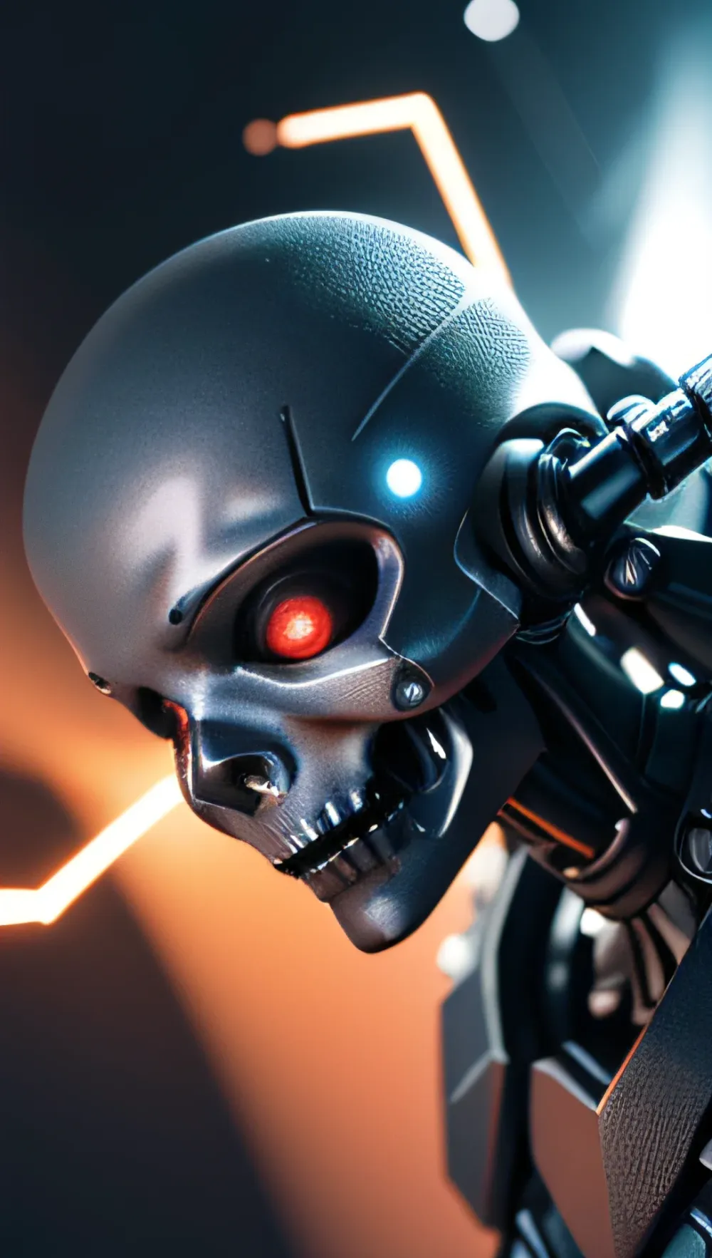 Android Head Model Futuri...