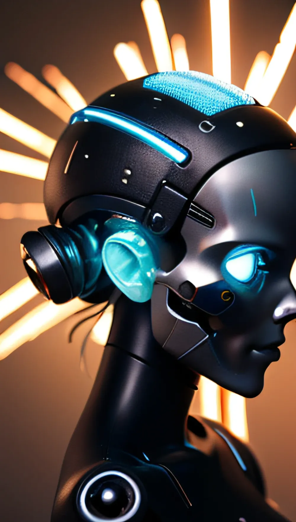 Plasma Welding Bio-synthetic Skull Digital Brain Surgery