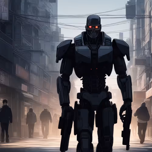 Terminator in the street