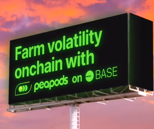 Peapods Onchain Summer Billboard