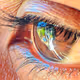 Close shoot eye