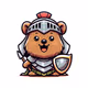 Quokka in armor