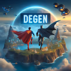 Batman and Superman in Degen islnads