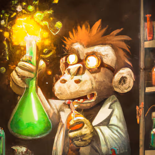 Einhein Mad Scientist Monkey 1/25