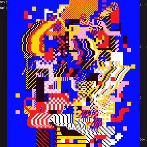 Abstract Pixelism Bts 1