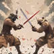 In combat