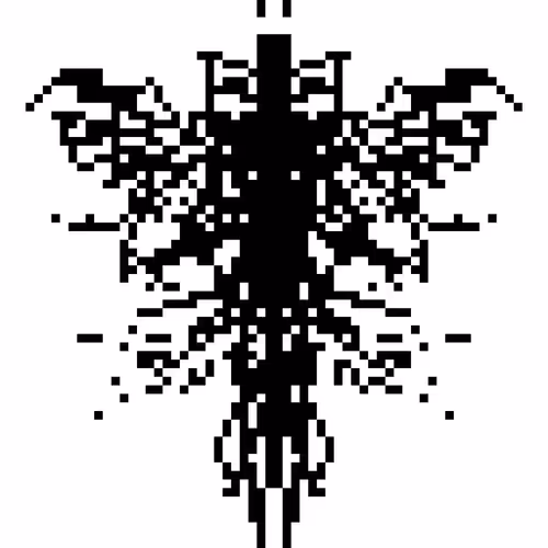 Pixel Rorschach test