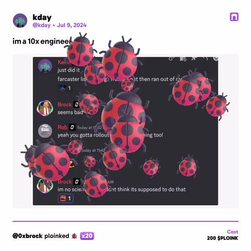 Ploink Reaction