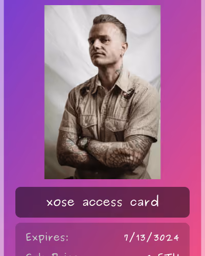 xose club card