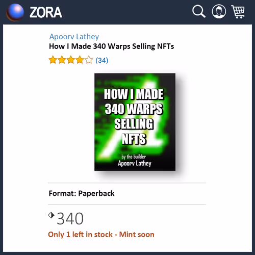 How I Made 340 Warps Selling Nfts