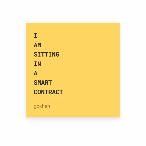I Am Sitting In A Smart Contract 3