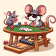 Mice poker