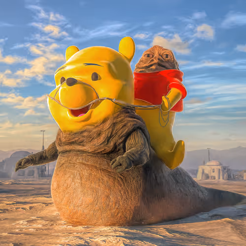 JABBA THE POOH / WINNIE THE HUTT