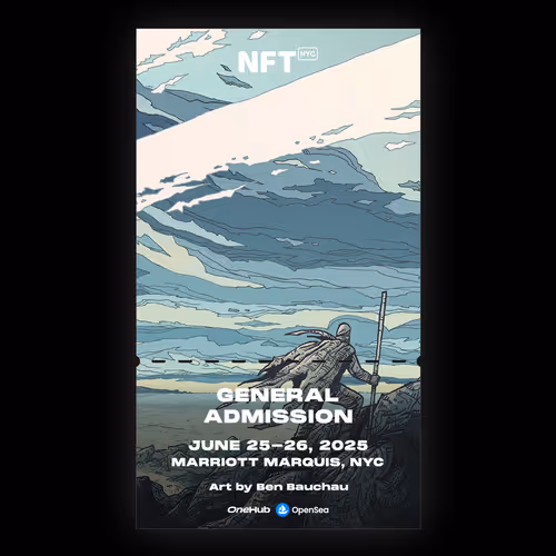 NFT.NYC 2025 - OpenSea Artist Series NFT Ticket #14/100