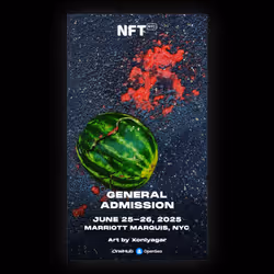 NFT.NYC 2025 - OpenSea Artist Series NFT Ticket #36/100