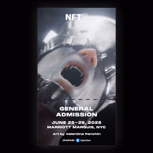 NFT.NYC 2025 - OpenSea Artist Series NFT Ticket #24/100