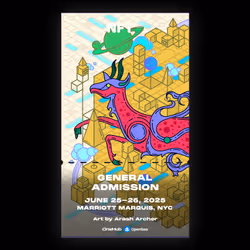 NFT.NYC 2025 - OpenSea Artist Series NFT Ticket #37/100