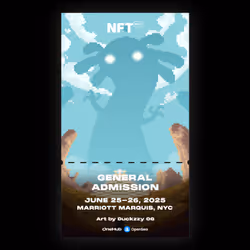 NFT.NYC 2025 - OpenSea Artist Series NFT Ticket #73/100