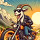 Motorcycle Goat