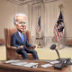 Cartoon me Lame duck Biden